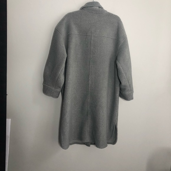 H&M 2020 SHEARLING TEDDY BEAR 🧸 SHACKET - Picture 14 of 16